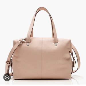 J Crew Pink Leather Tote Bag Bristol convertible satchel